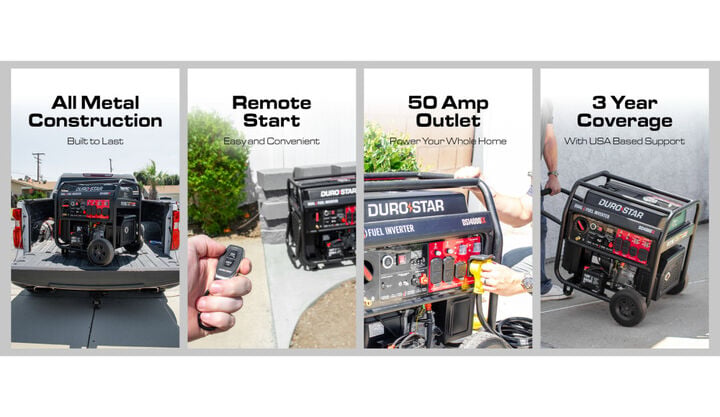 Duromax 14000 Watt Dual Fuel 49 State Inverter Generator with CO Alert, large image number 17