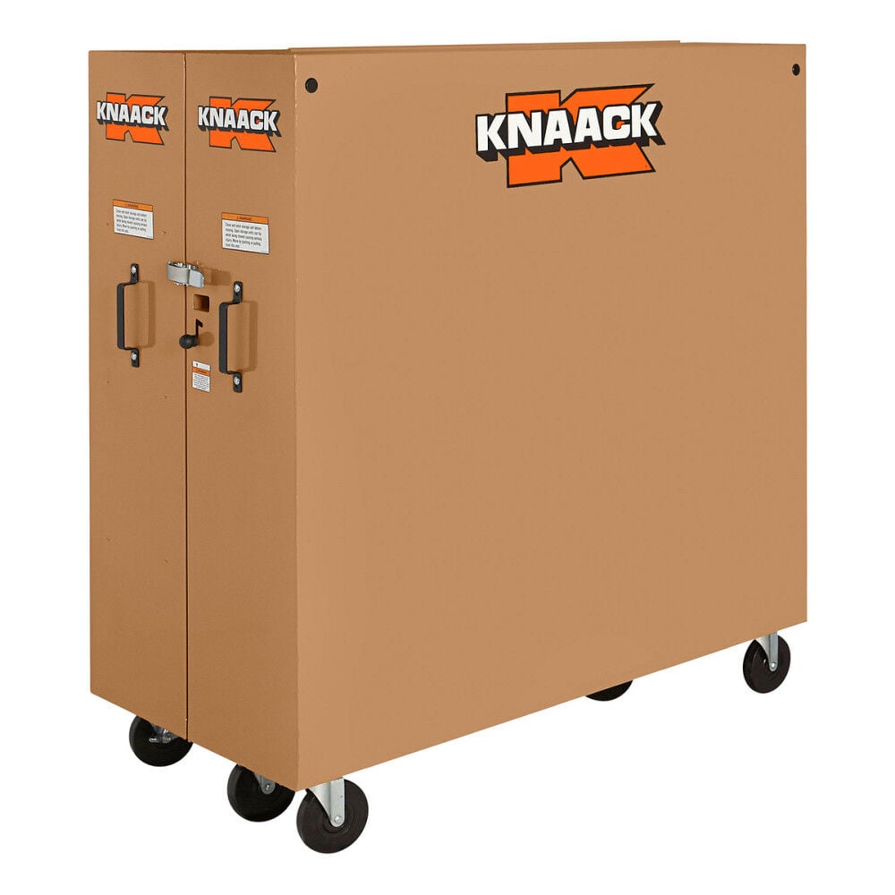 Knaack Model 100 60.9 Cu-Ft. Tan Steel Rolling Cabinet – 100-KL