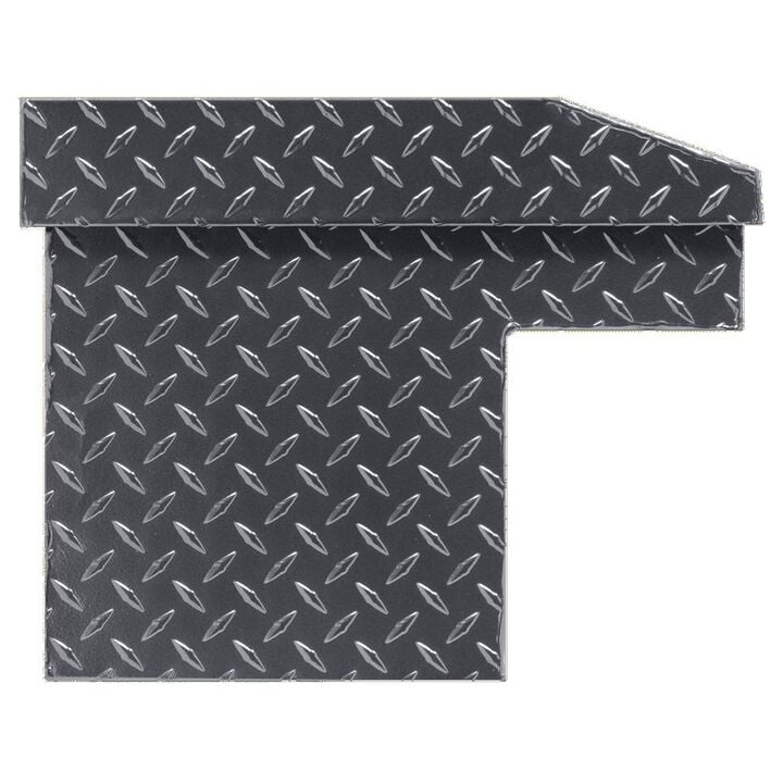 Weather Guard 56in Low Profile Lo-Side Truck Tool Box Aluminum Gray, large image number 3