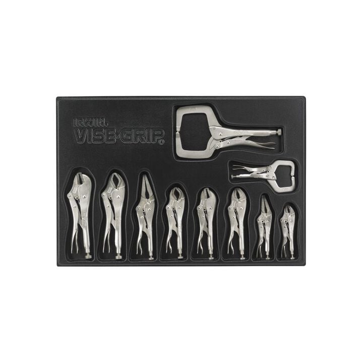 Irwin Vise-Grip Locking Pliers Set With Tray, 10-Piece, large image number 4