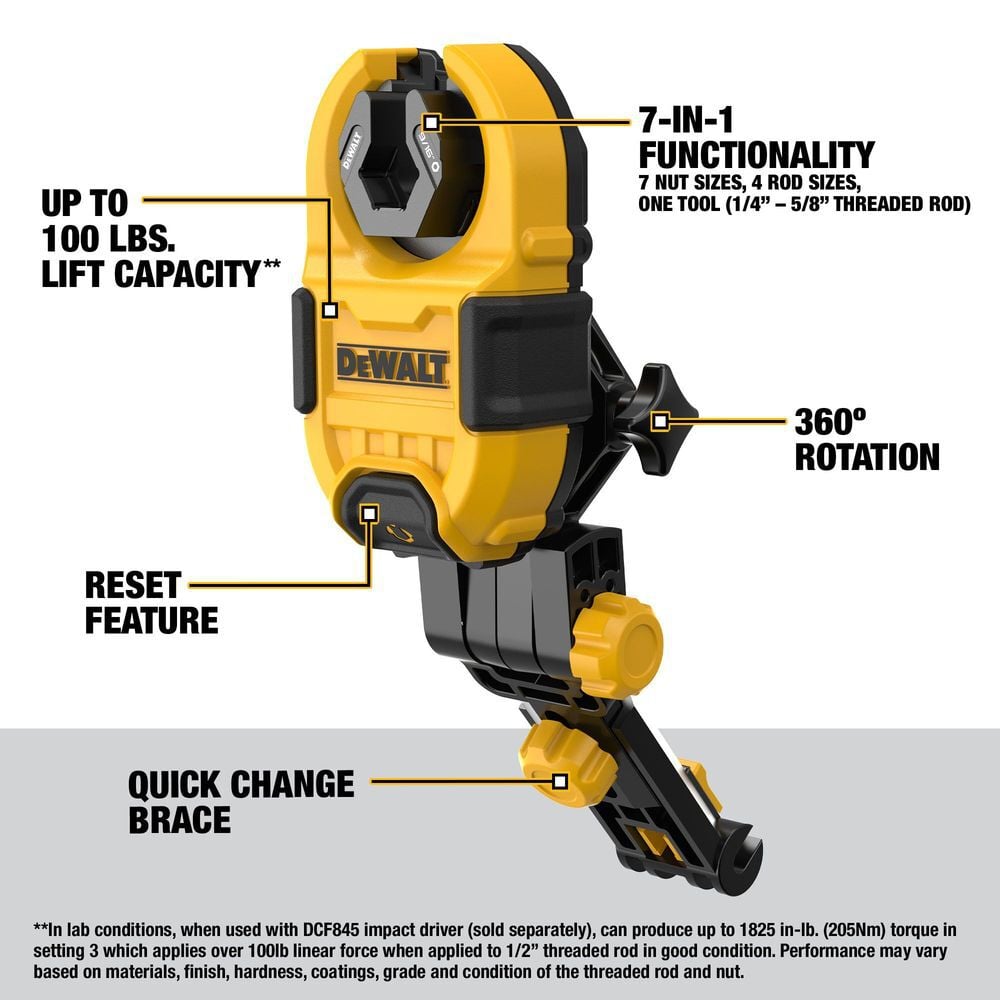 DEWALT IMPACT CONNECT Nut Runner Attachment, large image number 2