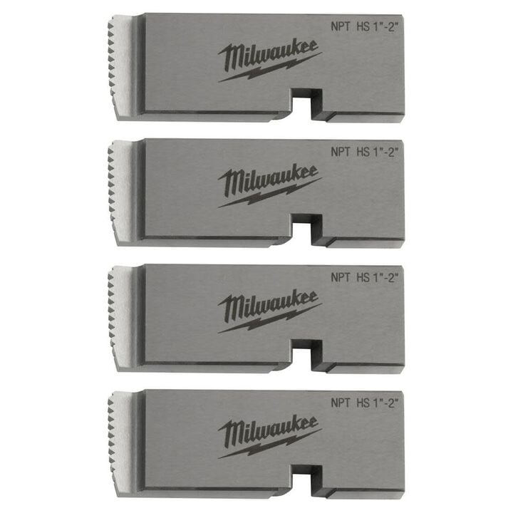 Milwaukee 1inch-2inch Universal Pipe Threading Dies HIGH SPEED NPT, large image number 0