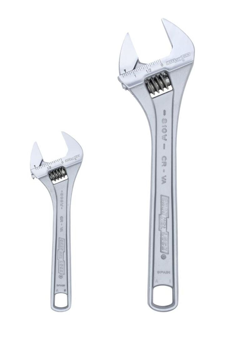 Channellock 2pc Adj Wrench Set