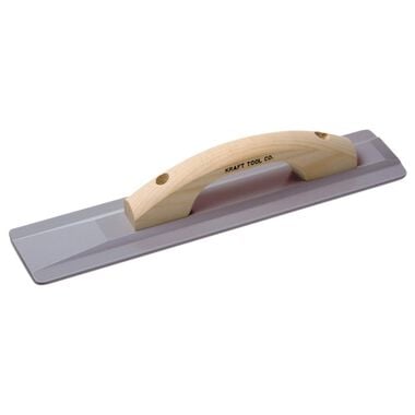 Kraft Tool Co 16 In. x 3-1/2 In. Wide Magnesium Hand Float with Wood Handle, large image number 0