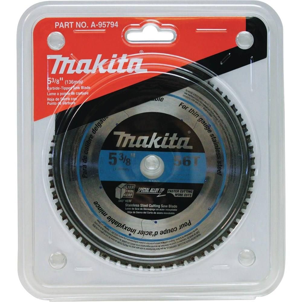 Makita 5-3/8 in. 56T Carbide-Tipped Metal Cutting Blade Stainless Steel, large image number 2