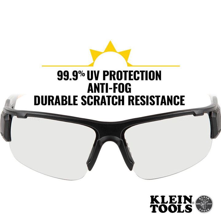 Klein Tools Pro Safety Glasses Semi Frame, large image number 1
