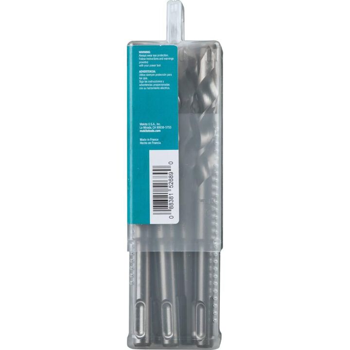 Makita 1/2in x 6in SDS-Plus Bit, 2-Cutter, 10pk, large image number 11