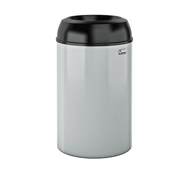 Suncast Metal Indoor Trash Can - 30 Gallon Black PC Lid / Silver PC Base  MTCIND3003 from Suncast - Acme Tools