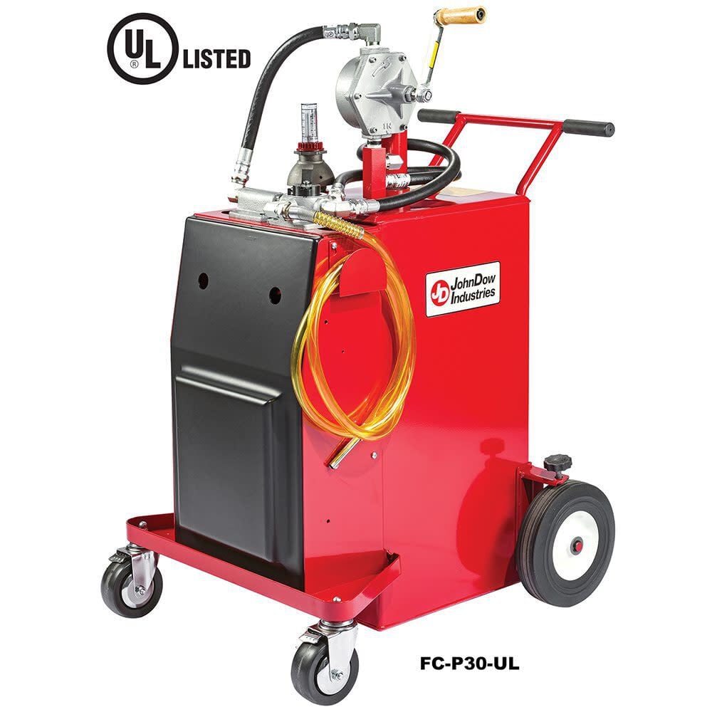 Johndow 30 Gallon UL Steel Manual Pump Gas Fuel Caddy, large image number 2