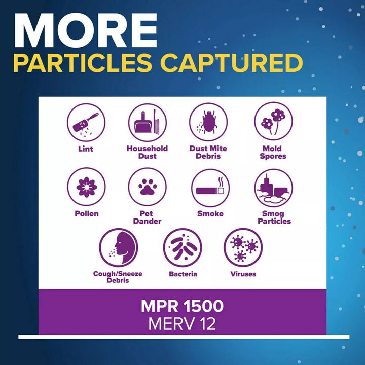 3M Filtrete 20 x 25 x 1-Inch 1500 MPR MERV 12 Allergen Defense Furnace Air Filter, large image number 5