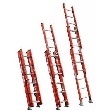 Werner 16 Ft. Type IA Fiberglass Compact Extension Ladder, large image number 6