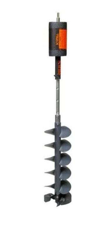 K-Drill 7-1/2 Inch Diameter Ice Auger with Built-In Adjustable Extension Shaft