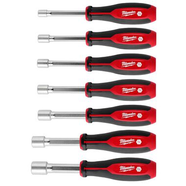 Milwaukee SAE HollowCore Magnetic Nut Driver Set 7pc