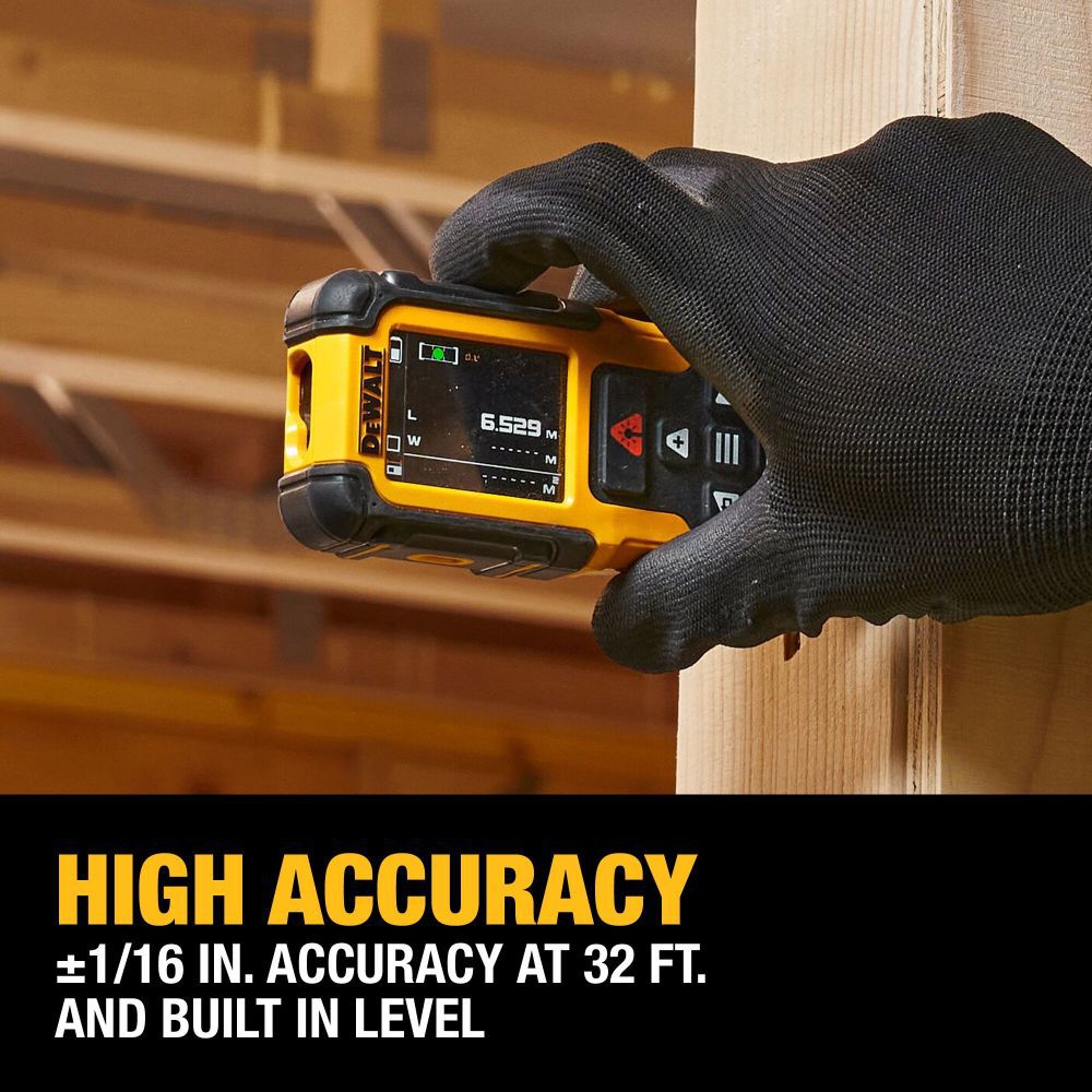 DEWALT 200 Ft Lithium-Ion Laser Distance Measurer, large image number 4