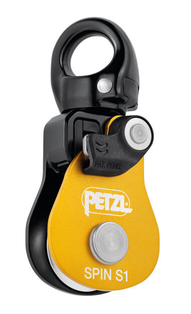Petzl Compact Single Pulley with Swivel, NFPA
