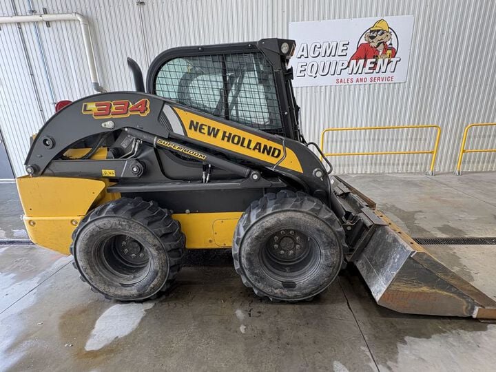New Holland L334 90HP Wheeled Skid Steer Loader Used 2022, large image number 4