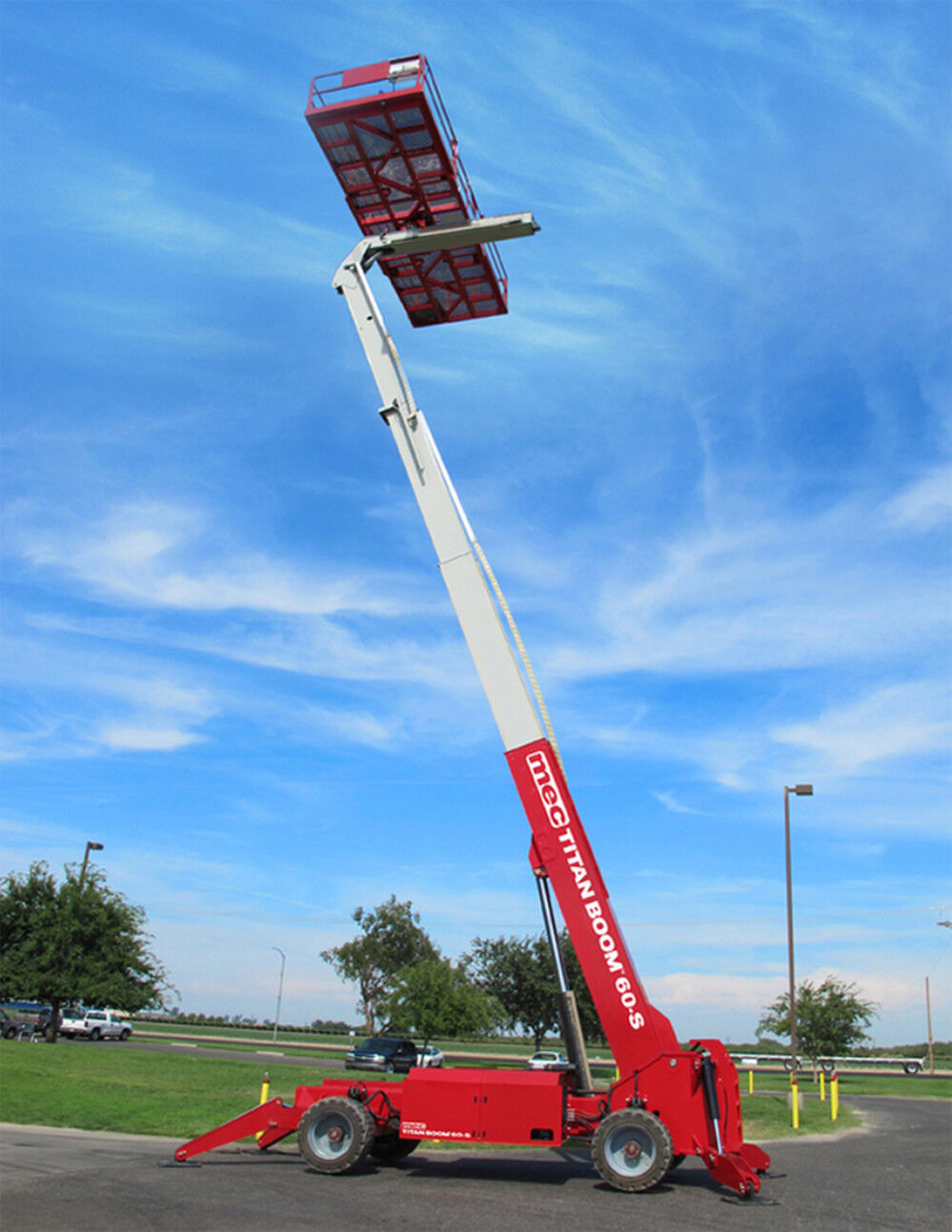 mec 60 Ft. Titan Boom Ultra Deck Self-Propelled Diesel Boom Lift, large image number 2