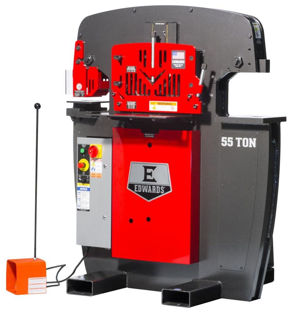 Edwards 55 Ton Ironworker 1 Phase 230 Volts, large image number 3