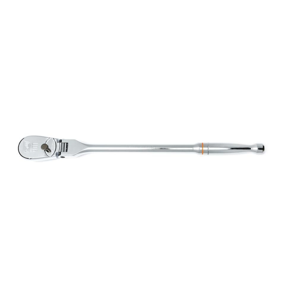 GEARWRENCH 1/2in Drive 90 Tooth Flex Head Teardrop Ratchet 17in, large image number 1
