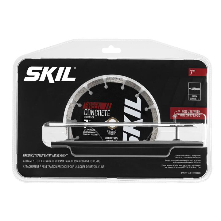 SKIL Green Cut Early Entry Assembly Kit 7in Segmented Green Cutting Concrete Blade, large image number 3
