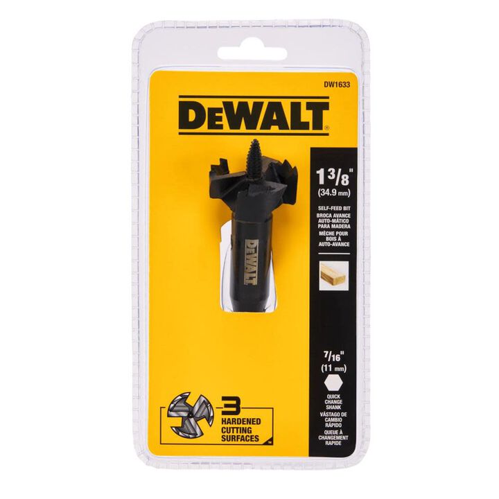 DEWALT 1 3/8in Heavy Duty Self Feed Bit, large image number 4