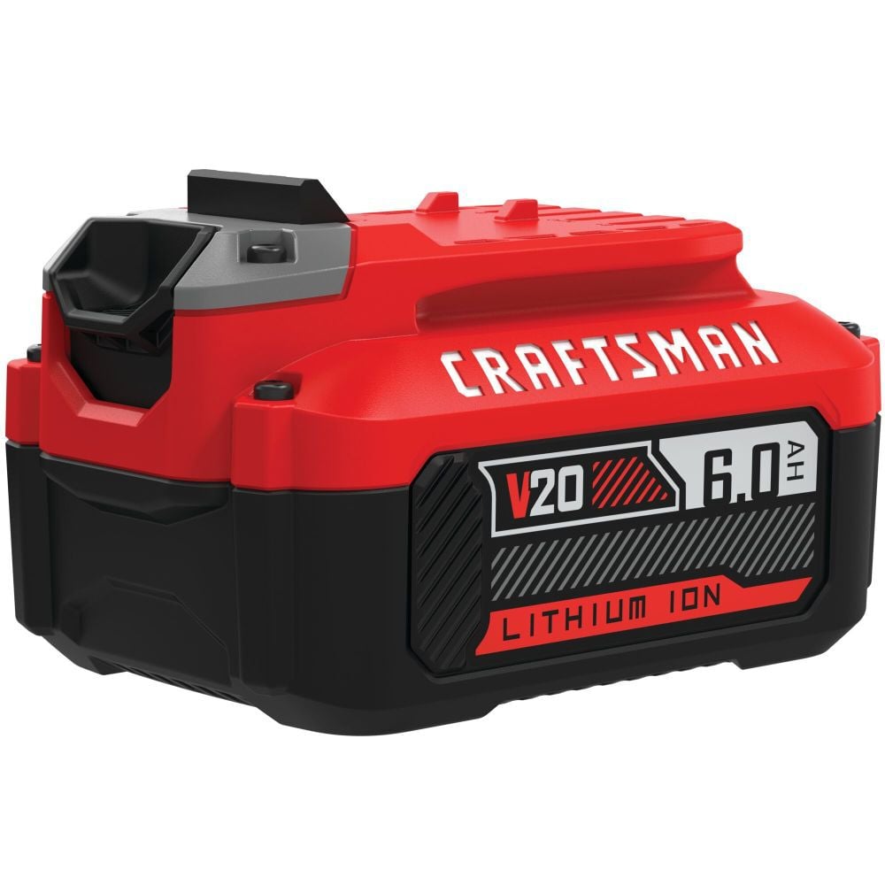 CRAFTSMAN V20 20V 6Ah Lithium Ion Power Tool Battery Pack with Fuel Indicator - CMCB206