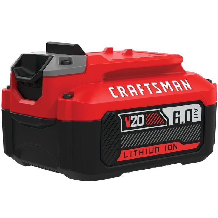 CRAFTSMAN V20 20V 6Ah Lithium Ion Power Tool Battery Pack with Fuel Indicator