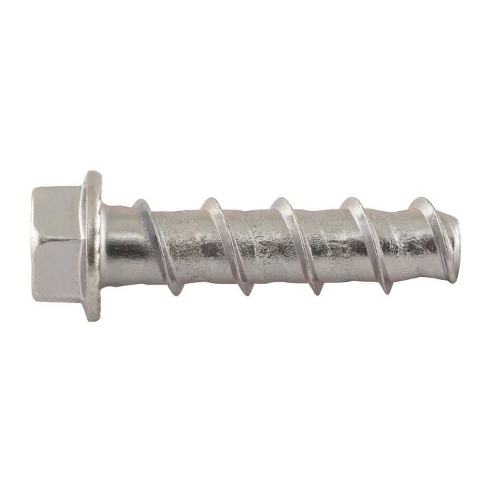 DEWALT Screw-Bolt+ 3/8 x 1-3/4 Inch Hex Head Concrete Screw Anchor 50 Pieces