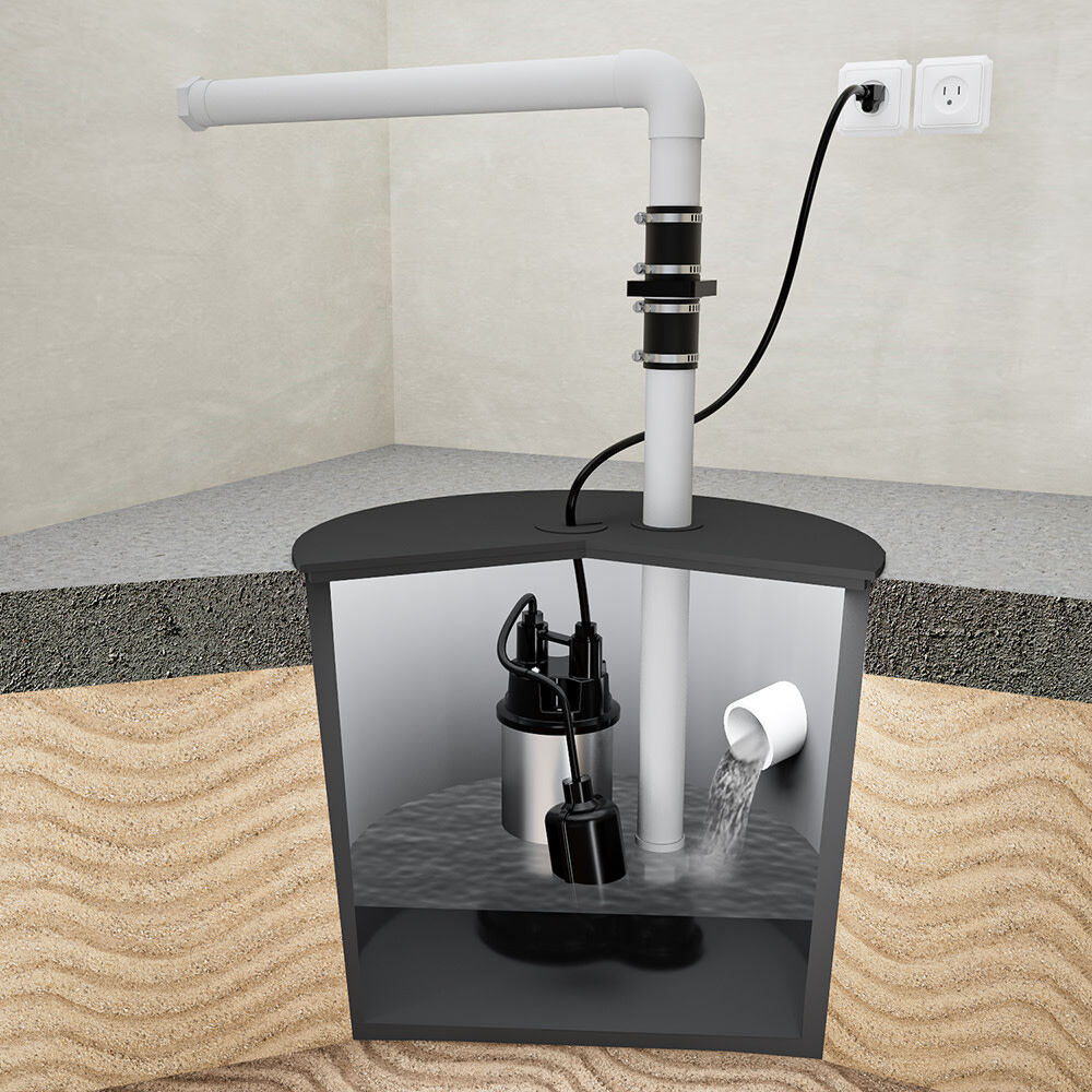 K2 Pumps Sump Pump 1/2 HP Stainless Steel with Direct in Tethered Switch, large image number 8