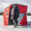 Eskimo QuickFish 6HD, Pop-Up Portable Shelter, No-Trip Door, Red/Black, Six Person, small image number 2