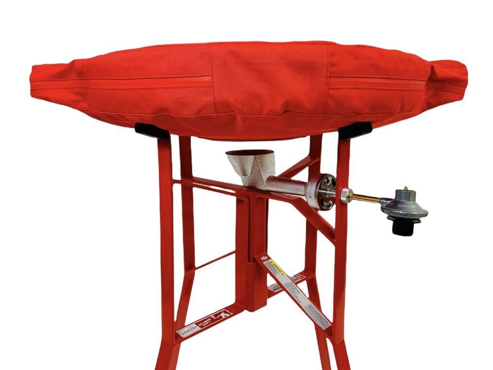 Firedisc 22 Inch Fireman Polyester Fabric Red Disc Sac Bowl Case/Cover, large image number 8