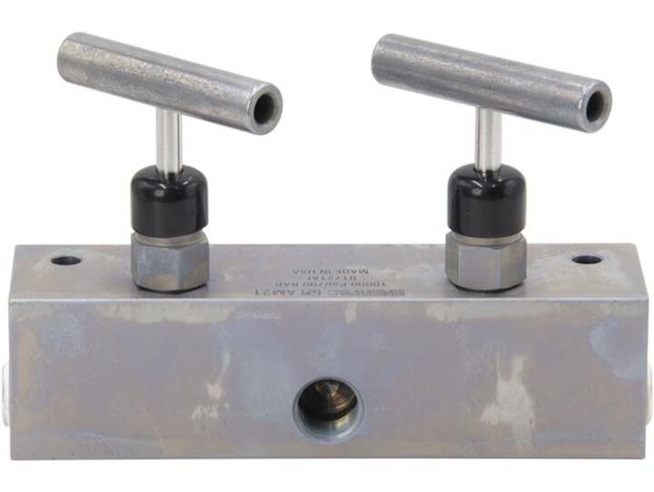 Enerpac 3/8 Inch NPTF 2-Way 5-Port Hydraulic Manifold, large image number 2