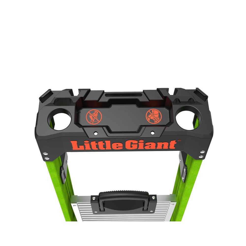 Little Giant Safety MightyLite 4 Ft ANSI Type IA 300 Lbs Fiberglass Stepladder, large image number 8