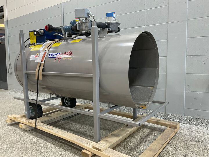 Frost Fighter 1,500,000 BTU 7700 CFM Direct Fired Dual Fuel LP/NG Portable Heater, large image number 3