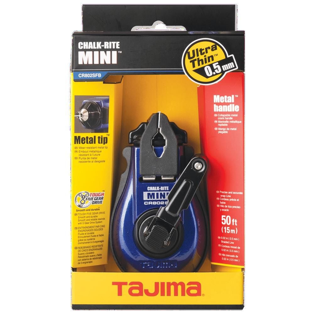 Tajima Chalk-Rite MINI Ultra-Thin 0.5mm Chalk Snap-Line, large image number 1