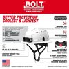 Milwaukee BOLT Red Full Brim Vented Safety Helmet Type 2 Class C & Cooling Fan Bundle, small image number 3