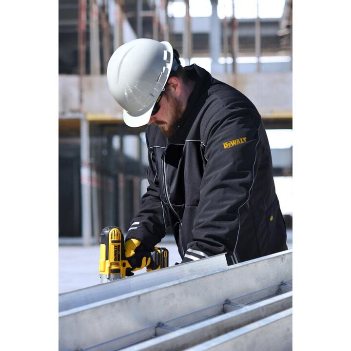 DEWALT Unisex Lightweight Heated Kit Soft Shell Black Work Jacket XL, large image number 9