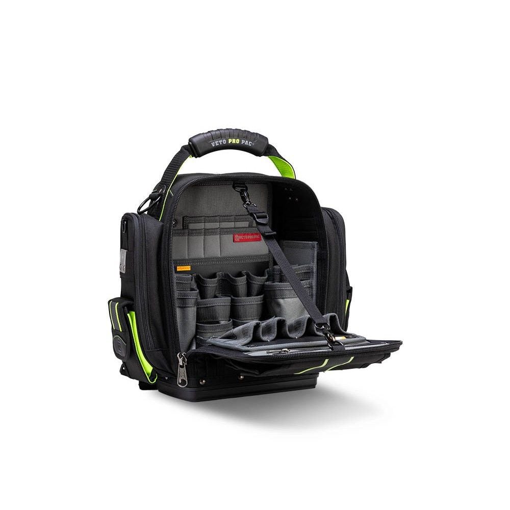 Veto Pro Pac 45 Lbs X-Large Zippered Meter Bag, Black/Hi-Viz Yellow, large image number 9
