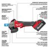 Milwaukee M18 FUEL 4 1/2inch / 5inch Braking Grinder Paddle Switch No Lock Kit, small