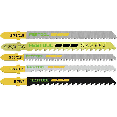 Jigsaw Blade Assortment for Wood Cutting - Pack of 25
