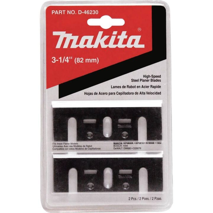 Makita 3-1/4 in. High-Speed Steel Planer Blades, large image number 1
