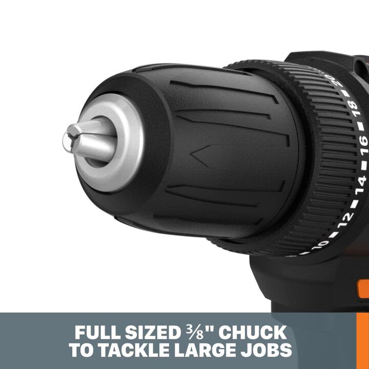 Worx 20V 3/8 Inch Drill/Driver Kit, large image number 1