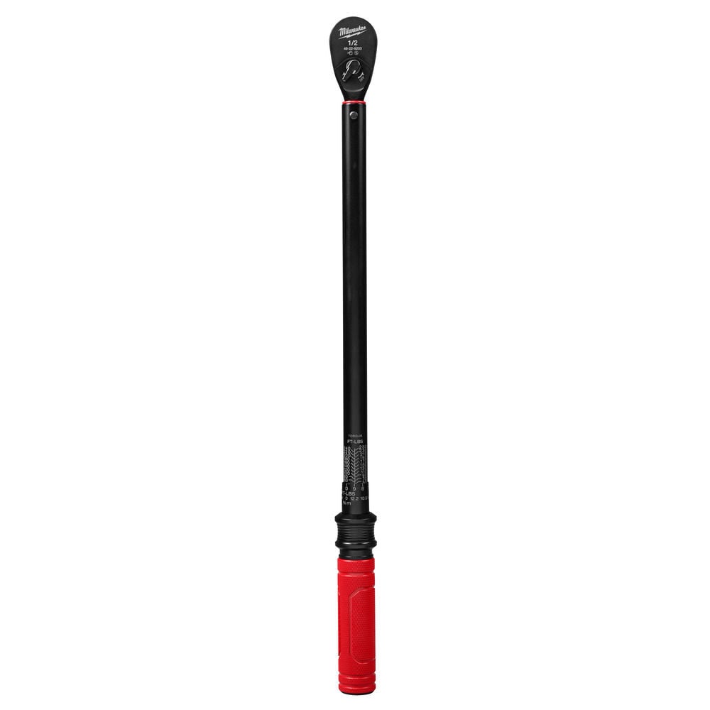 Milwaukee 1/2 Inch Drive Click Torque Wrench 50-250 Ft-Lbs, large image number 8