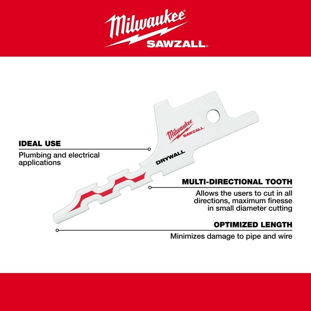 Milwaukee Drywall Sawzall Blade, large image number 4