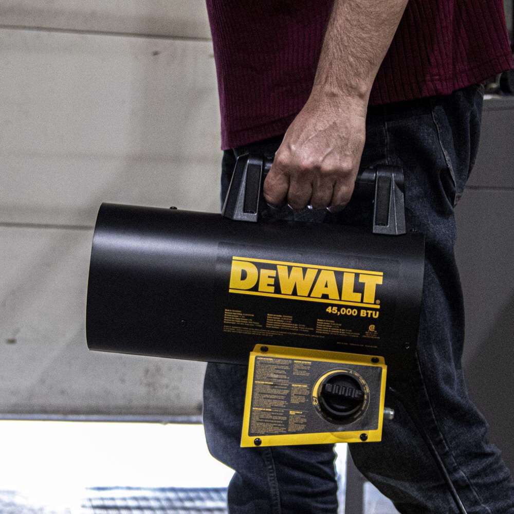 DEWALT 45000 Btu 1125 Sq Ft Area Forced Air Propane Portable Heater, large image number 9