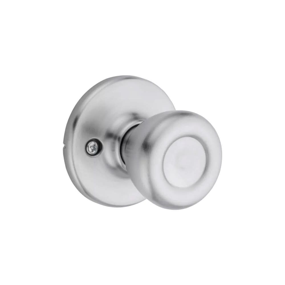 Kwikset Satin Chrome Hall/Closet Tylo Passage Door Knob Set, large image number 2
