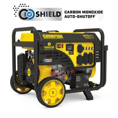 Champion Power Equipment 7500-Watt Portable Generator with Wireless Remote Start with CO Shield