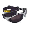 DEWALT Radians Framework Safety Glasses with Interchangeable Temples & Elastic Head Strap Smoke Lens, small image number 2