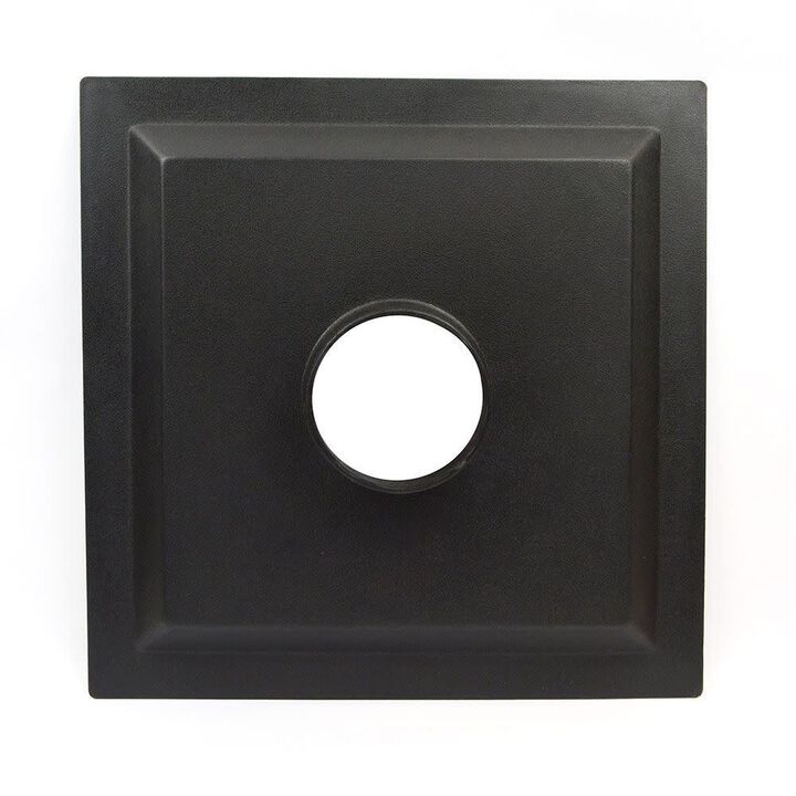 Big Horn 14 Inch x 14 Inch ABS Black Dust Hood with 4 Inch Outlet, large image number 1