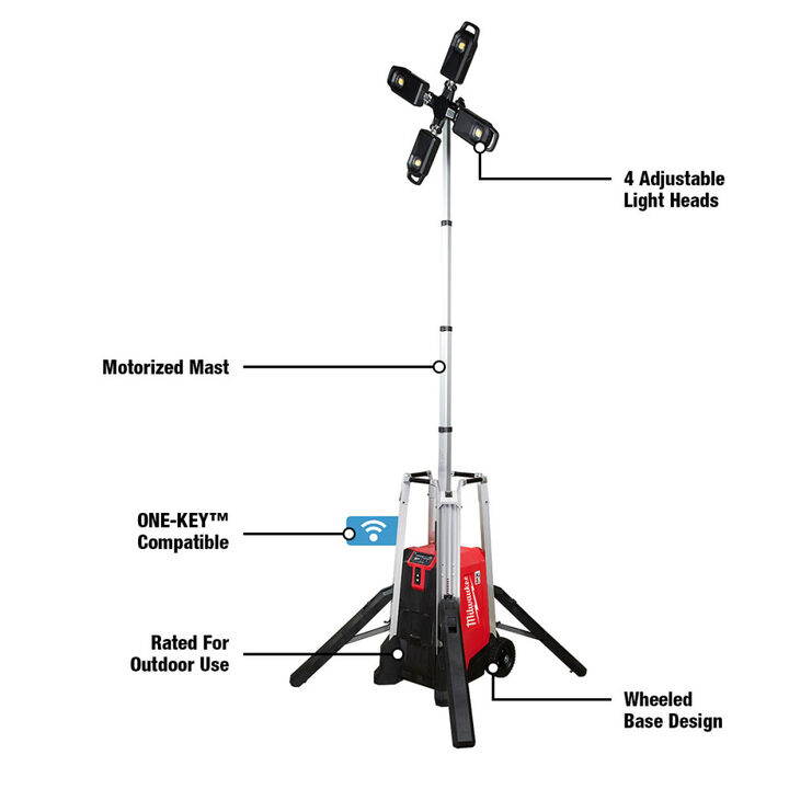 Milwaukee Promotional MX FUEL ROCKET Tower Light/Charger Kit, large image number 4
